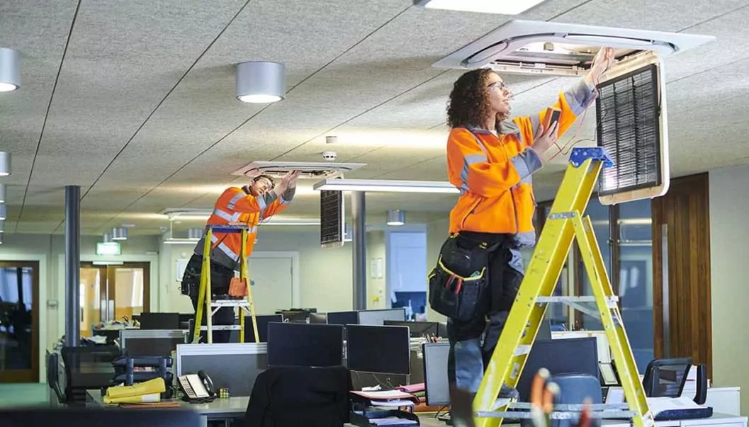 Facility maintenance HVAC and interior service work